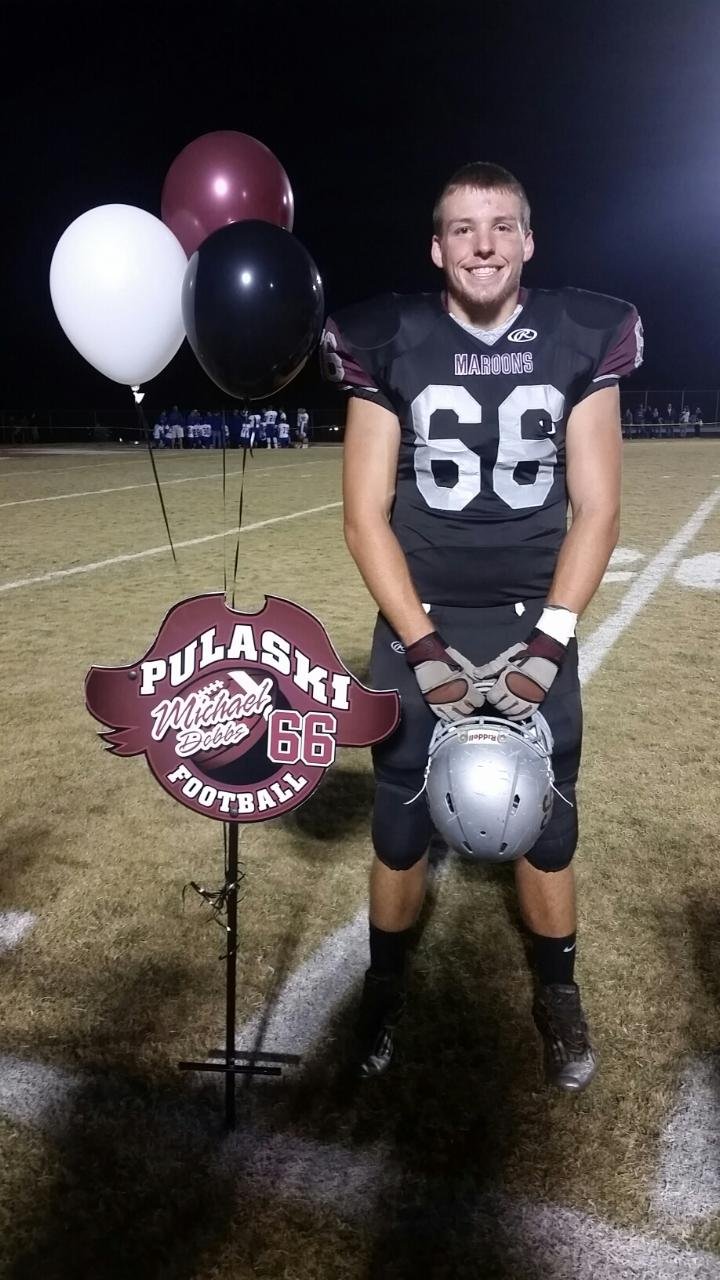 Michael Dobbs, Pulaski Football class of 2016